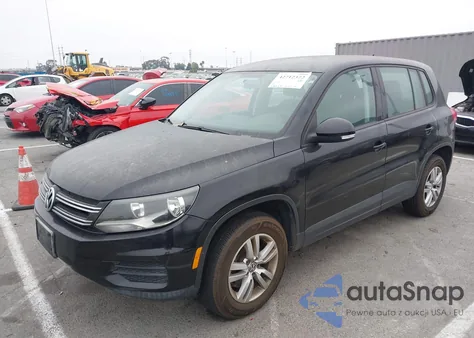 2012 Volkswagen Tiguan S/Se/Sel из США, поврежденный, VIN WVGAV7AX3CW524105